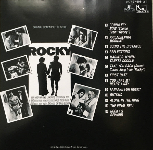 Bill Conti : Rocky (Original Motion Picture Score) (CD, Album, RE)