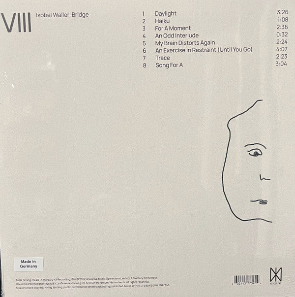 Isobel Waller-Bridge, 12 Ensemble : VIII (LP, S/Sided, Album)