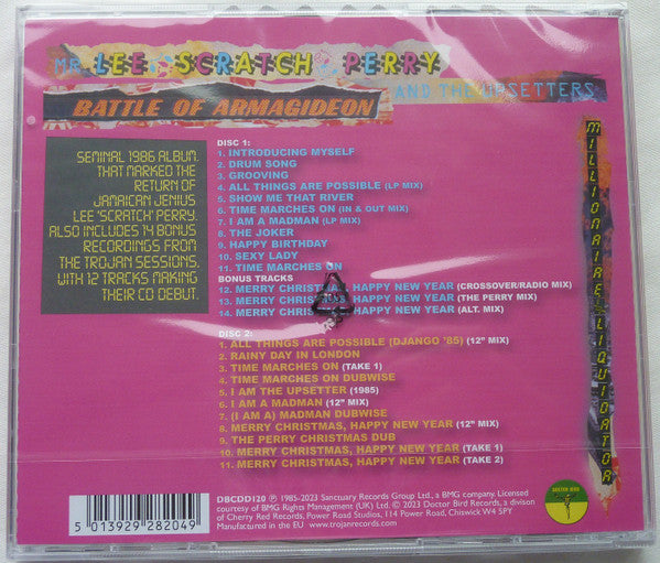 Lee Perry & The Upsetters : Battle Of Armagideon (Millionaire Liquidator) (CD, Album, RE + CD, Comp)