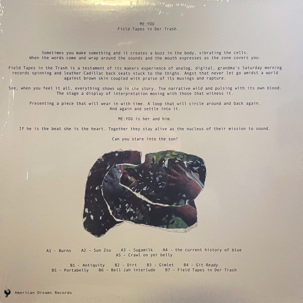 Me : You : Field Tapes In Der Trash (LP, Album)