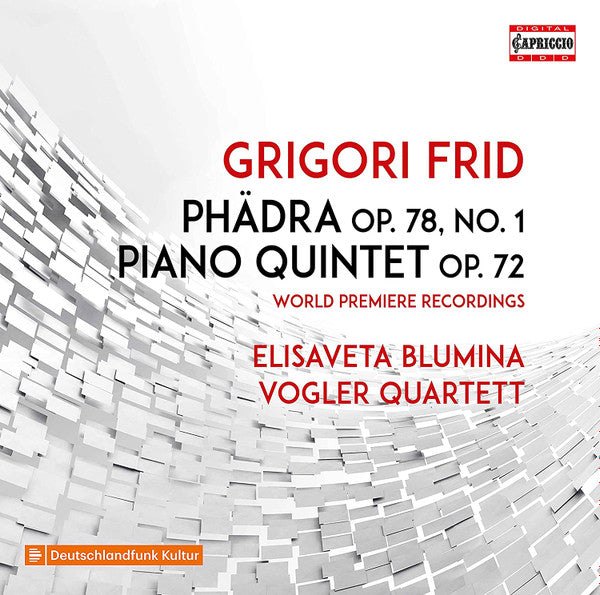 Григорий Фрид, Elisaveta Blumina, Vogler Quartett : Phädra Op. 78 No. 1; Piano Quintet Op. 72 (CD, Album)