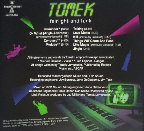 Tomek Lamprecht : Fairlight And Funk (CD, RE)