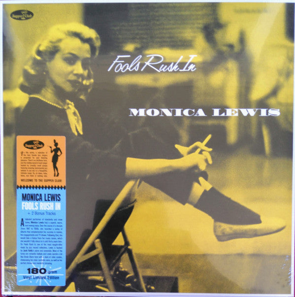 Monica Lewis : Fools Rush In (LP, Album, Ltd, Num, RE)