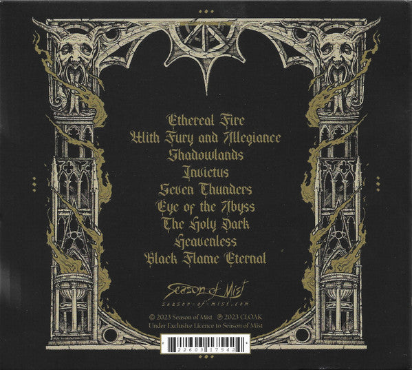Cloak (9) : Black Flame Eternal (CD, Album)