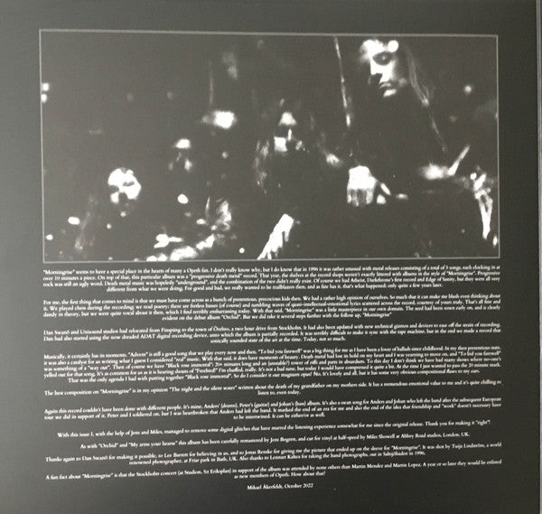 Opeth : Morningrise (2xLP, Album, Ltd, RE, RM, OBI)