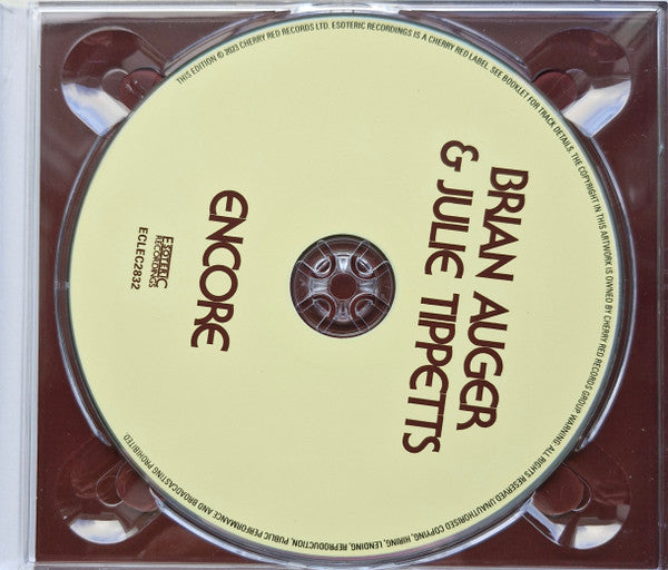 Brian Auger & Julie Tippetts : Encore (CD, Album, RE, Dig)
