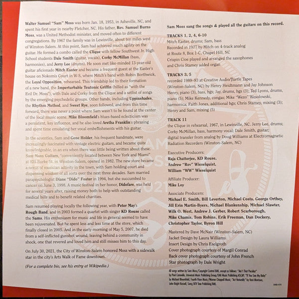 Sam Moss (4) : Blues Approved (LP, Album)
