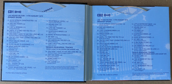Elvis Presley : Las Vegas Summer Festival 1972 (4xCD, Ltd, Boo)