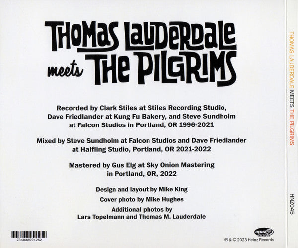 Thomas Lauderdale, Satan's Pilgrims : Thomas Lauderdale Meets The Pilgrims (CD, Album)