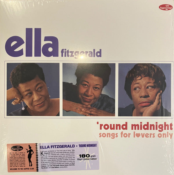 Ella Fitzgerald : 'Round Midnight - Songs For Lovers Only (LP, Comp, Ltd, Num, 180)