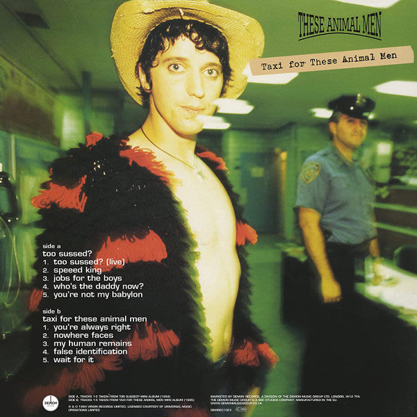 These Animal Men : Too Sussed? Taxi For These Animal Men (LP, Comp, 140)