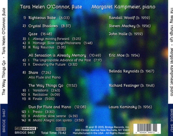 Tara O'Connor, Margaret Kampmeier : The Way Things Go (CD, Album)