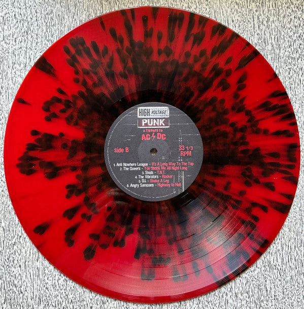 Various : High Voltage Punk A Tribute To AC/DC (LP, Red)