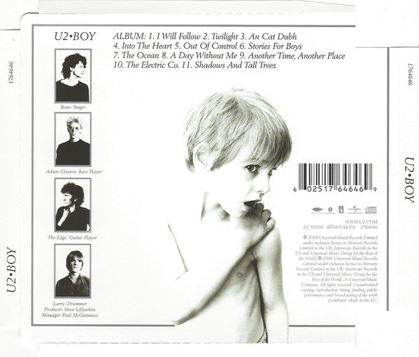 U2 : Boy (CD, Album, RE, RM, Sup)
