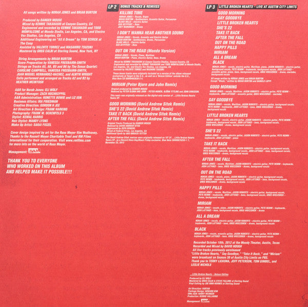 Norah Jones : ...Little Broken Hearts (LP, Album, RE + LP, RE + LP, Album + Dlx)
