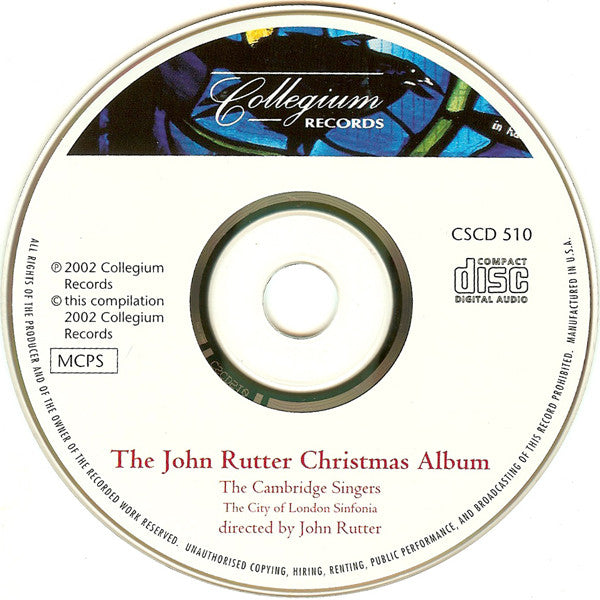 John Rutter, The Cambridge Singers, City Of London Sinfonia : The John Rutter Christmas Album (CD, Album, Comp)