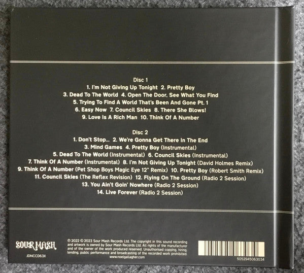 Noel Gallagher's High Flying Birds : Council Skies (CD, Album + CD + Ltd, Dig)