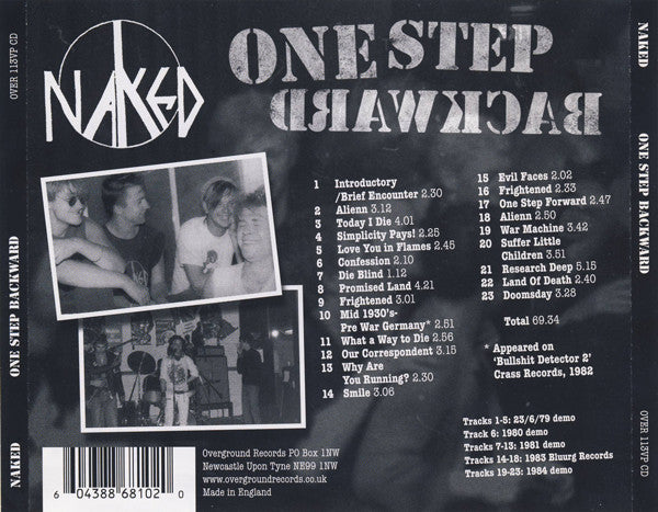 Naked (3) : One Step Backward (CD, Comp)