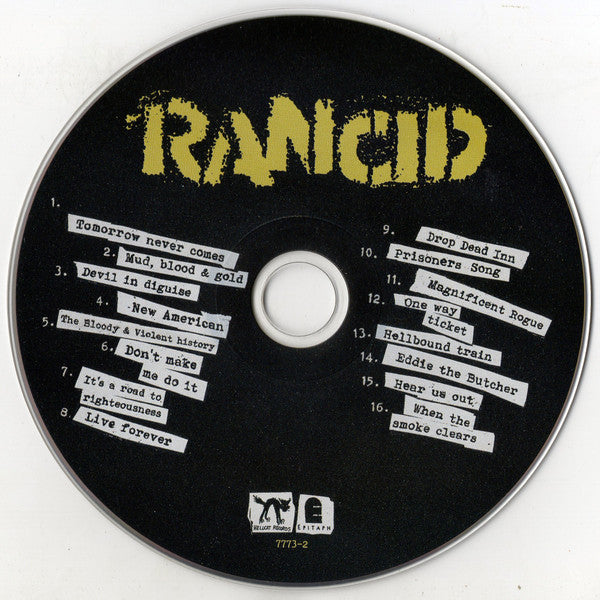 Rancid : Tomorrow Never Comes (CD, Album, Dig)