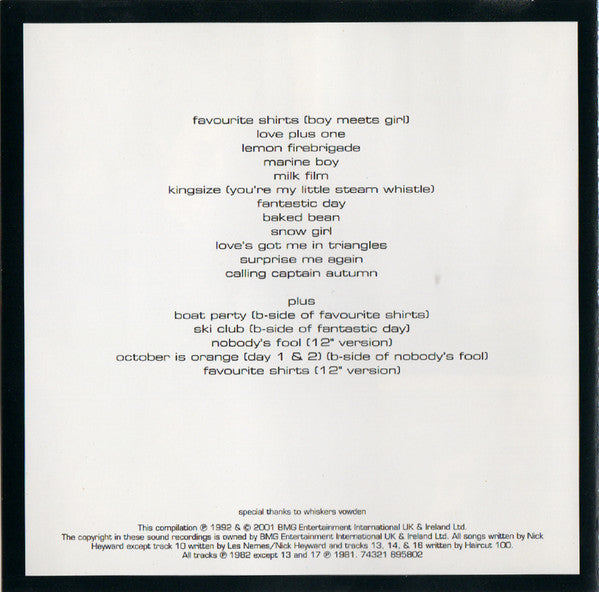 Haircut One Hundred : Pelican West Plus (CD, Album, RE)