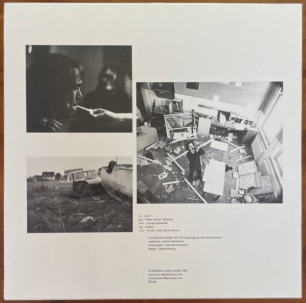 Jeanne Lee, Gunter Hampel, Michel Waisvisz, Freddy Gosseye, Sven-Åke Johansson : Schei​ß​e ’71 (LP, Album)