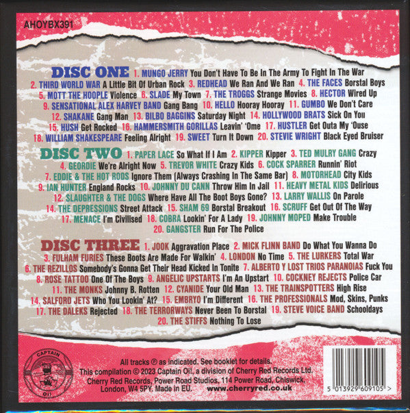 Various : Where Have All The Boot Boys Gone? (A Celebration Of Yob Rock)  (3xCD + Box, Comp)