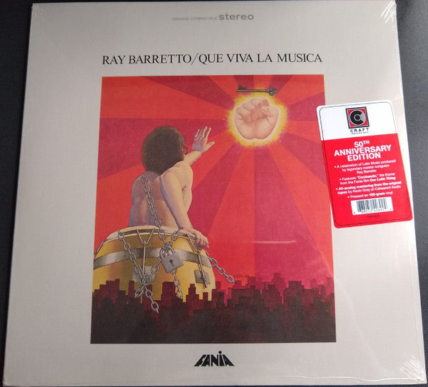 Ray Barretto : Que Viva La Musica (LP, Album, RE, 50t)