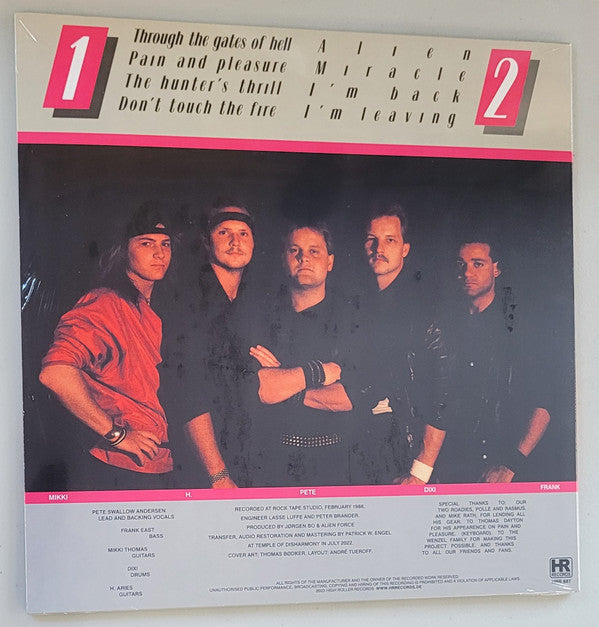 Alien Force : Pain And Pleasure (LP, Album, RE)