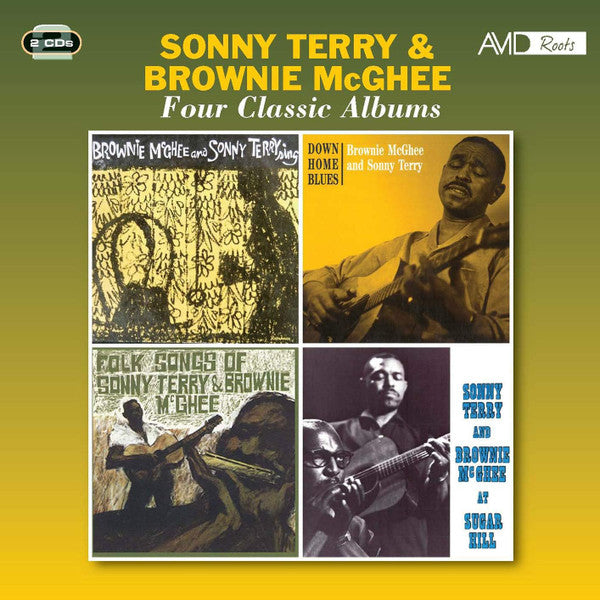 Sonny Terry & Brownie McGhee : Four Classic Albums (2xCD, Comp, RM)