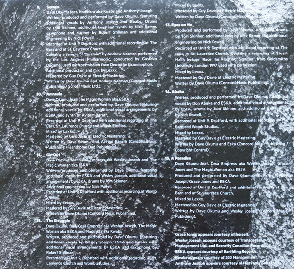 Dave Okumu And The Seven Generations : I Came From Love (CD, Album)