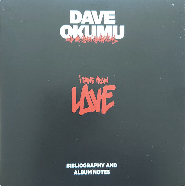 Dave Okumu And The Seven Generations : I Came From Love (CD, Album)