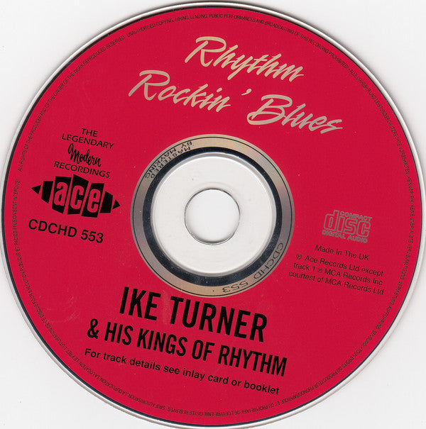 Ike Turner's Kings Of Rhythm : Rhythm Rockin' Blues (CD, Comp, Mono)
