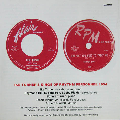 Ike Turner's Kings Of Rhythm : Rhythm Rockin' Blues (CD, Comp, Mono)