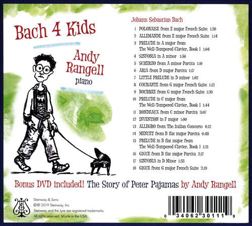 Johann Sebastian Bach, Andrew Rangell : Bach 4 Kids... (CD, Album + DVD)