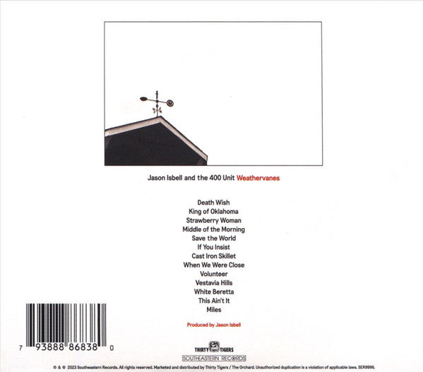 Jason Isbell And The 400 Unit : Weathervanes (CD, Album)