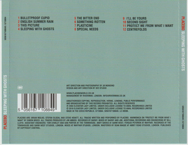 Placebo : Sleeping With Ghosts (CD, Album, RE)