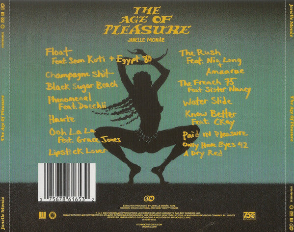Janelle Monáe : The Age Of Pleasure (CD, Album)