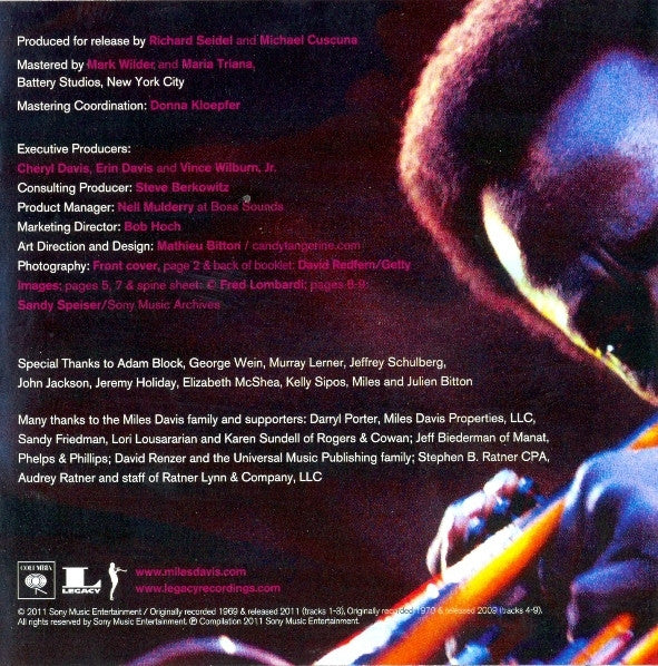 Miles Davis : Bitches Brew Live (CD, Comp, RE)