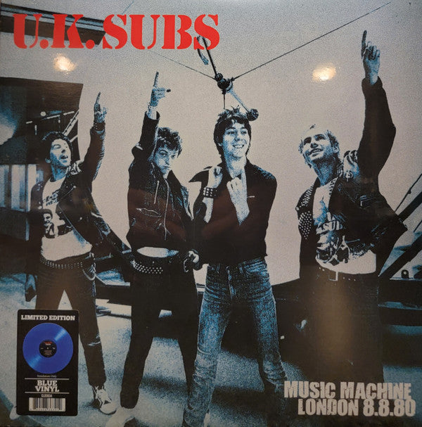 UK Subs : Music Machine London 8.8.80 (LP, Ltd, Blu)