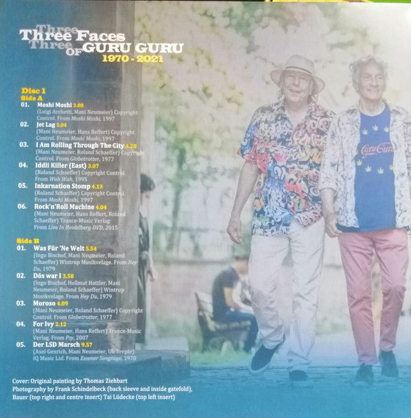Guru Guru : Three Faces Of Guru Guru 1970 - 2021 (2xLP, Comp, Spl)
