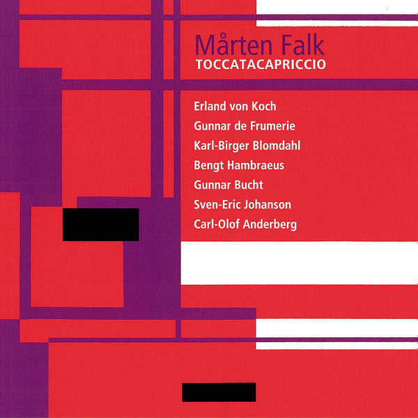 Mårten Falk : Toccatacapriccio (CD, Album)