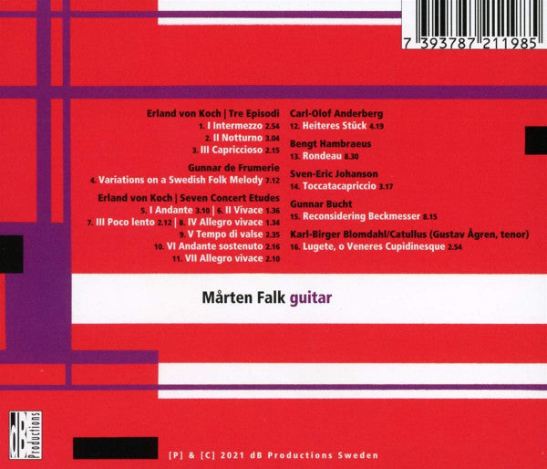Mårten Falk : Toccatacapriccio (CD, Album)