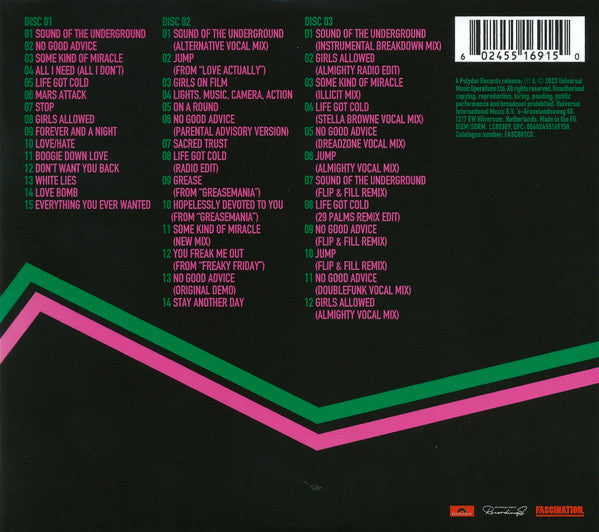 Girls Aloud : Sound Of The Underground (3xCD, Album, RE + Dlx, RE, 20t)
