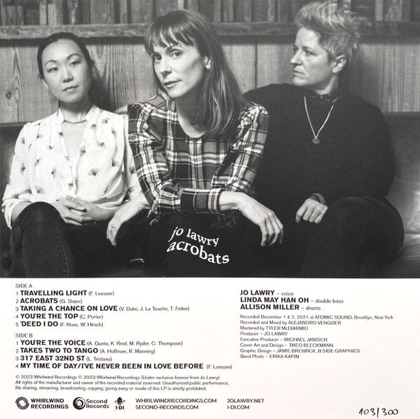 Jo Lawry : Acrobats (LP, Album, Num, sil)