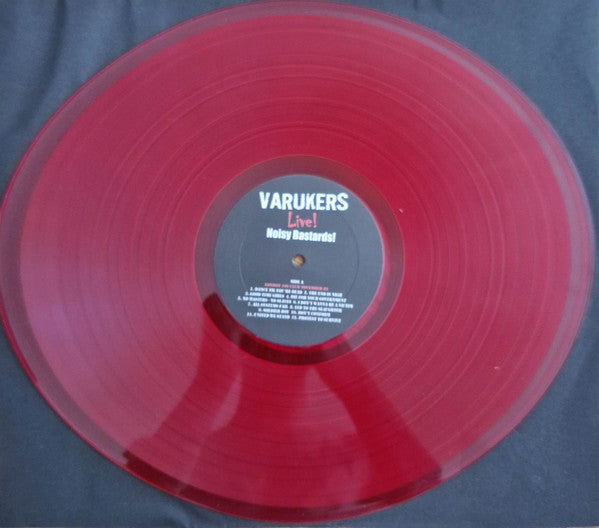 The Varukers : Noisy Bastards! (LP, Album, RP, Red)