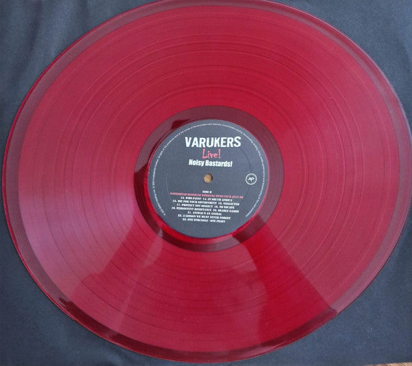 The Varukers : Noisy Bastards! (LP, Album, RP, Red)
