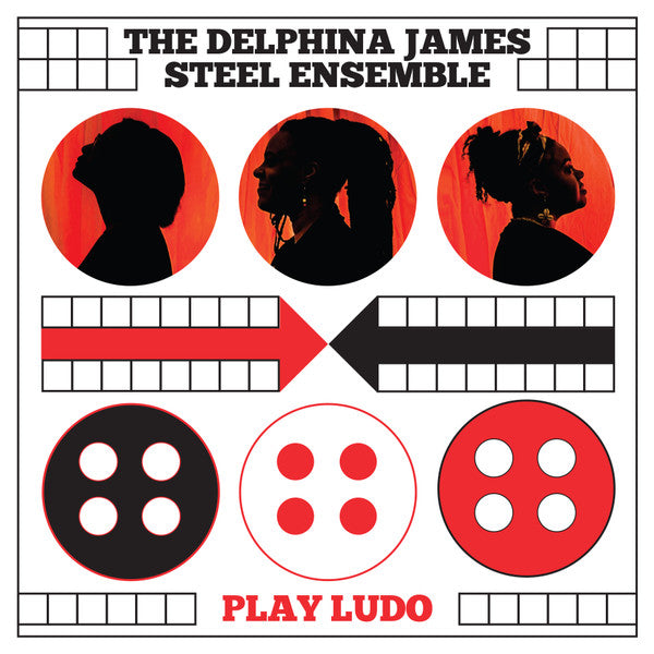 THE DELPHINA JAMES STEEL ENSEMBLE : Play Ludo (LP, Album)