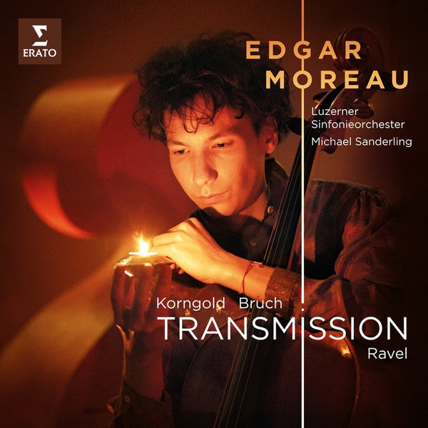 Erich Wolfgang Korngold, Max Bruch, Ernest Bloch, Maurice Ravel, Edgar Moreau, Luzerner Sinfonieorchester, Michael Sanderling : Transmission (CD, Album)
