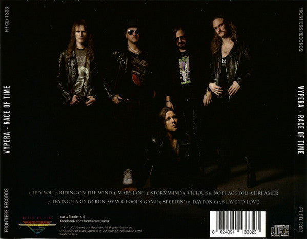 Vypera : Race Of Time (CD, Album)