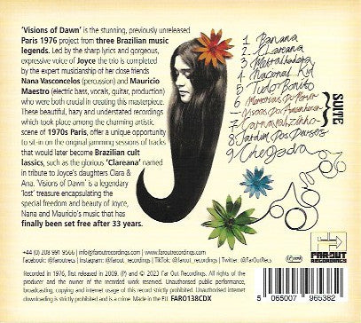 Joyce, Nana Vasconcelos* & Mauricio Maestro : Visions Of Dawn (CD, Album, RP)